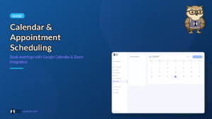 PawnCRM calendar and appointment scheduling screenshot
