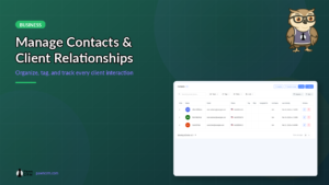 PawnCRM contact management list screenshot
