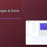 PawnCRM landing pages and form builder screenshot