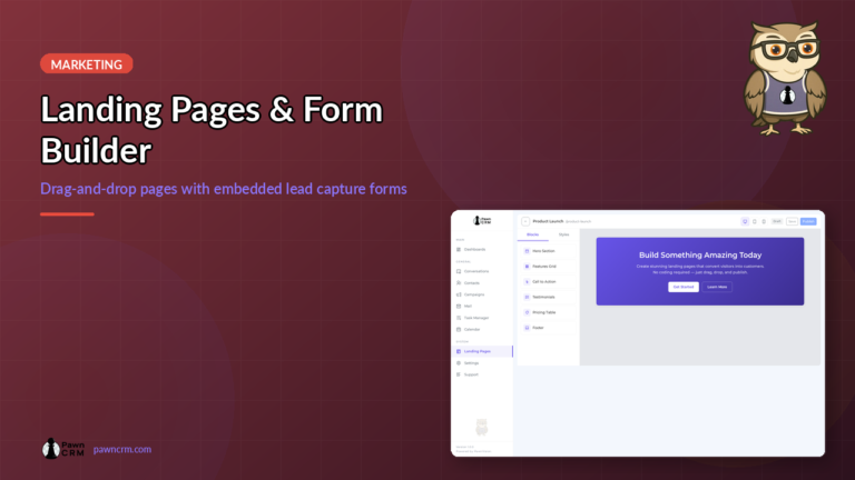 How to Build Landing Pages and Forms in PawnCRM