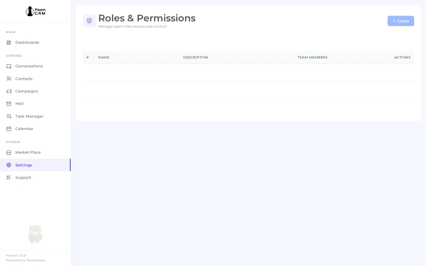 Animated demo of Roles and Permissions workflow in PawnCRM